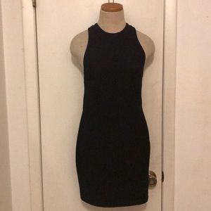Vtg  80s contempo casual body con bondage dress m